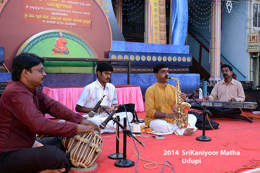 Cultural Programme at Narasimha Vedike Saxophone  U Damodar & Team, Udupi