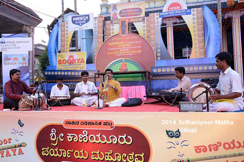 Cultural Programme at Narasimha Vedike Saxophone  U Damodar & Team, Udupi
