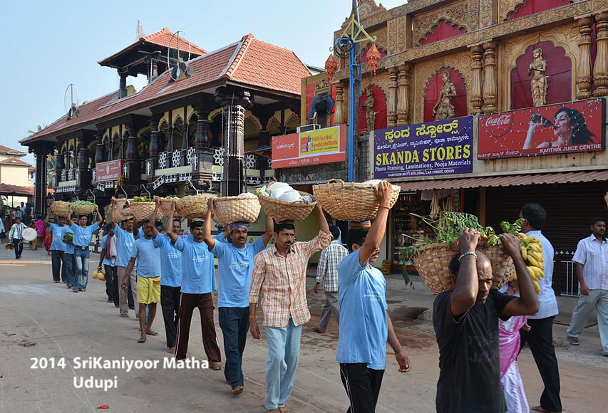 Paryaya Invitation  Sent To Eight Mathas On 14 Jan 2014